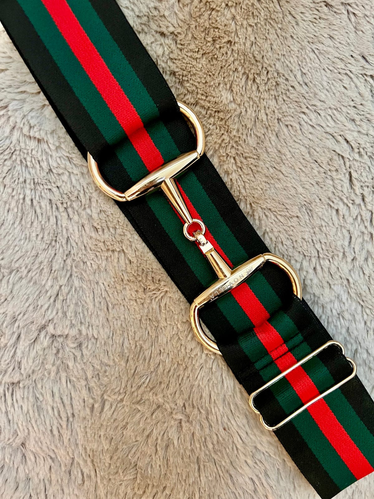 Novella Equestrian Belts The Designer Made Novella Equestrian- Snaffle Bit Stretch Belt (2") equestrian team apparel online tack store mobile tack store custom farm apparel custom show stable clothing equestrian lifestyle horse show clothing riding clothes Novella Equestrian- Snaffle Bit Stretch Belt (2") horses equestrian tack store