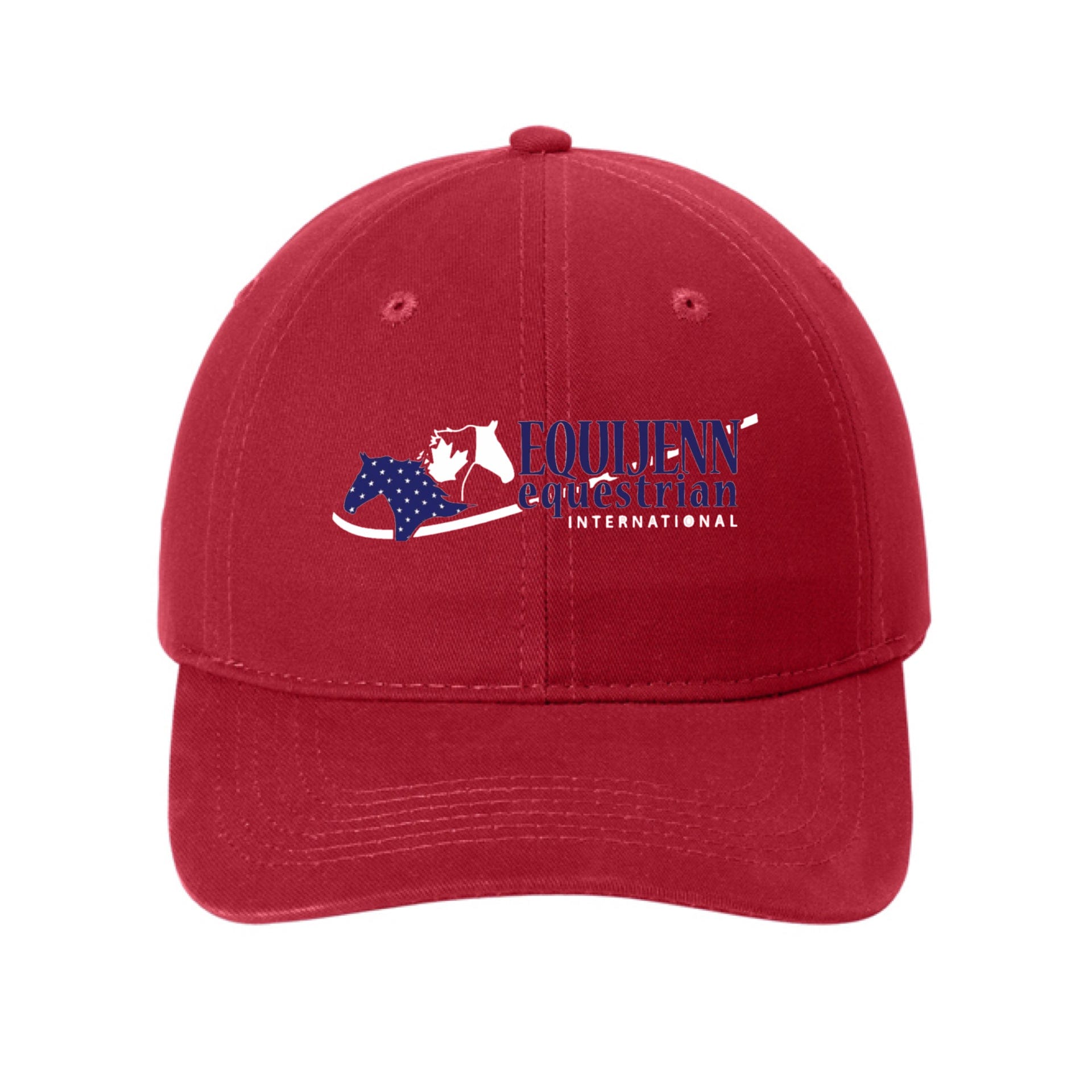 Equestrian Team Apparel Red Equijenn Equestrian International - Baseball Cap equestrian team apparel online tack store mobile tack store custom farm apparel custom show stable clothing equestrian lifestyle horse show clothing riding clothes Equijenn Equestrian International - Baseball Cap horses equestrian tack store