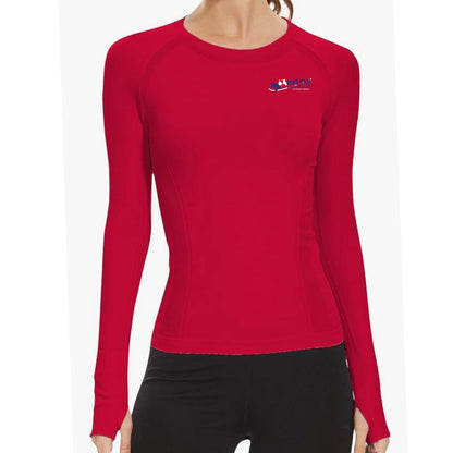 Equestrian Team Apparel Red / XS / Long Sleeve Equijenn Equestrian International - Tech Shirt equestrian team apparel online tack store mobile tack store custom farm apparel custom show stable clothing equestrian lifestyle horse show clothing riding clothes Equijenn Equestrian International - Tech Shirt horses equestrian tack store