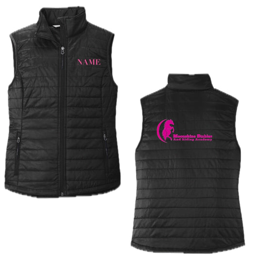 Equestrian Team Apparel Moonshine Stables Puffy Vest equestrian team apparel online tack store mobile tack store custom farm apparel custom show stable clothing equestrian lifestyle horse show clothing riding clothes horses equestrian tack store