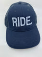 Equestrian Team Apparel Custom Team Hats Navy/Grey Trucker Cap-RIDE. equestrian team apparel online tack store mobile tack store custom farm apparel custom show stable clothing equestrian lifestyle horse show clothing riding clothes horses equestrian tack store