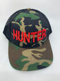 Equestrian Team Apparel Custom Team Hats Camo/Red Trucker Cap-HUNTER. equestrian team apparel online tack store mobile tack store custom farm apparel custom show stable clothing equestrian lifestyle horse show clothing riding clothes horses equestrian tack store