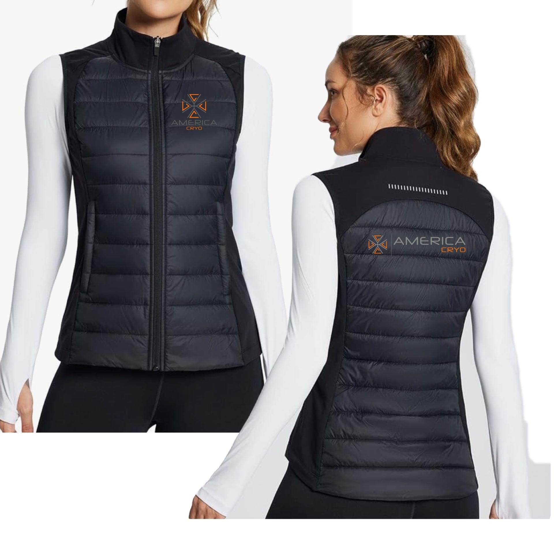 Equestrian Team Apparel XS America Cryo - Hybrid Puffy Vest equestrian team apparel online tack store mobile tack store custom farm apparel custom show stable clothing equestrian lifestyle horse show clothing riding clothes America Cryo - Hybrid Puffy Vest horses equestrian tack store