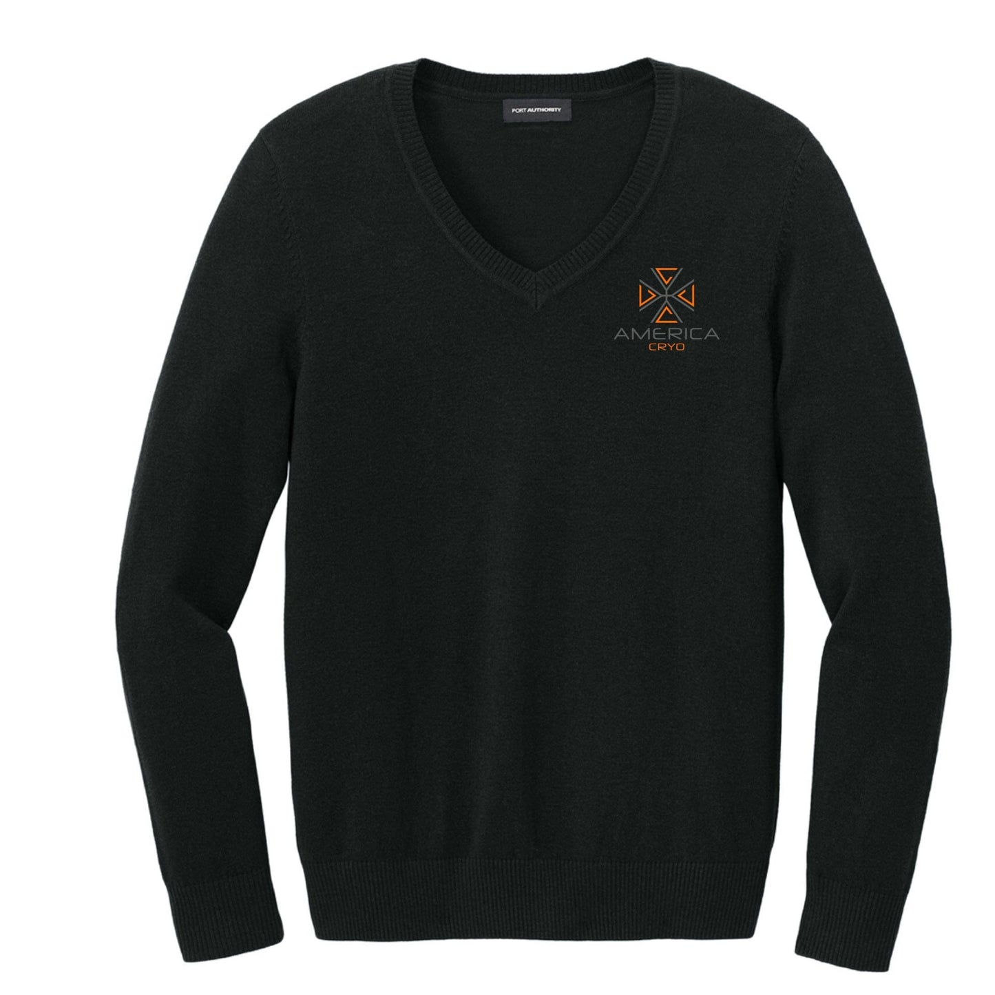 Equestrian Team Apparel XS / Black America Cryo - V Neck Sweater equestrian team apparel online tack store mobile tack store custom farm apparel custom show stable clothing equestrian lifestyle horse show clothing riding clothes America Cryo - V Neck Sweater horses equestrian tack store