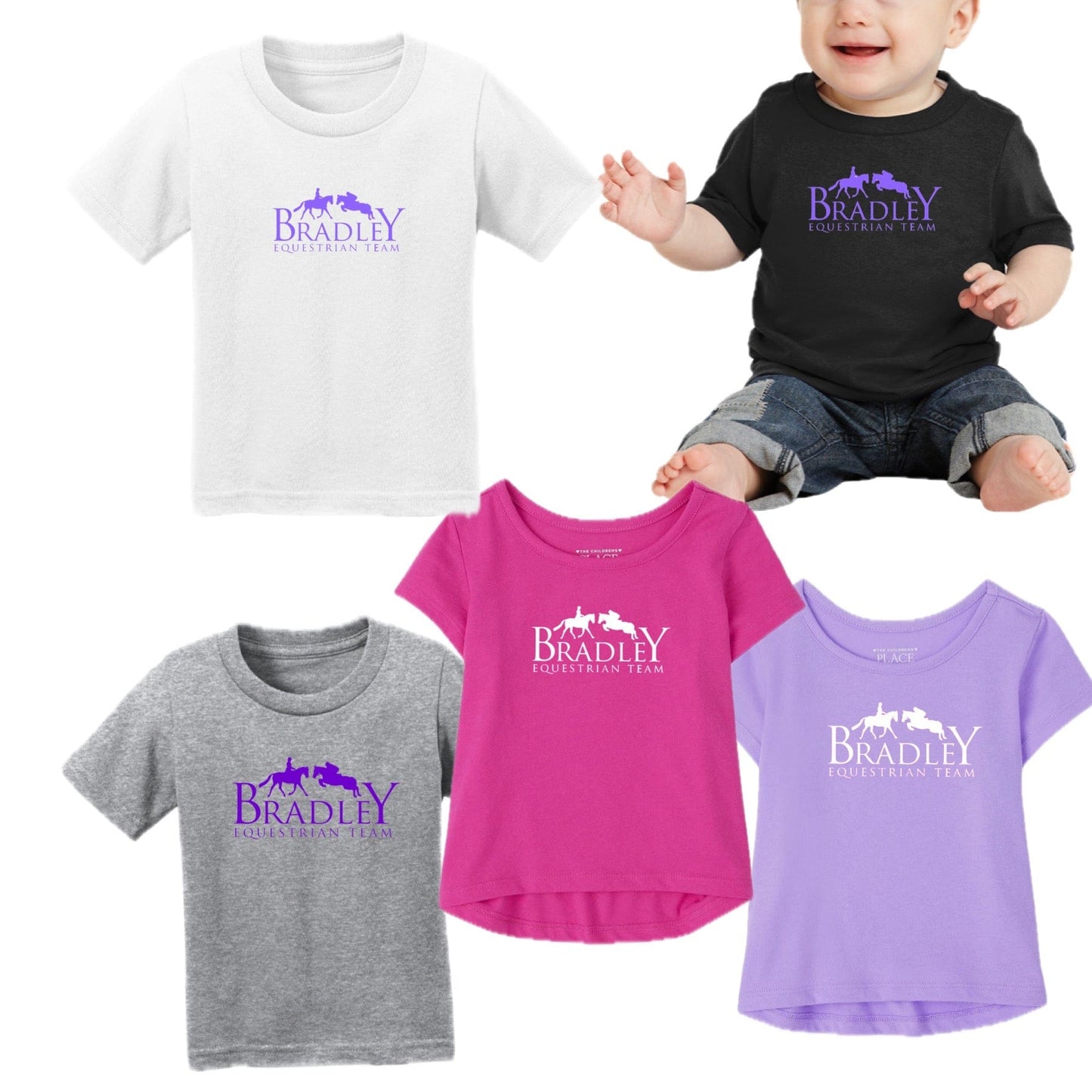 Equestrian Team Apparel Bradley Equestrian Team Infant T shirt equestrian team apparel online tack store mobile tack store custom farm apparel custom show stable clothing equestrian lifestyle horse show clothing riding clothes horses equestrian tack store