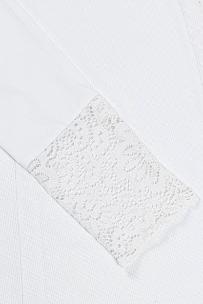 Hannah Childs top Hannah Childs- Farrah Lace Turtleneck Training Top equestrian team apparel online tack store mobile tack store custom farm apparel custom show stable clothing equestrian lifestyle horse show clothing riding clothes Hannah Childs- Farrah Lace Turtleneck Training Top horses equestrian tack store