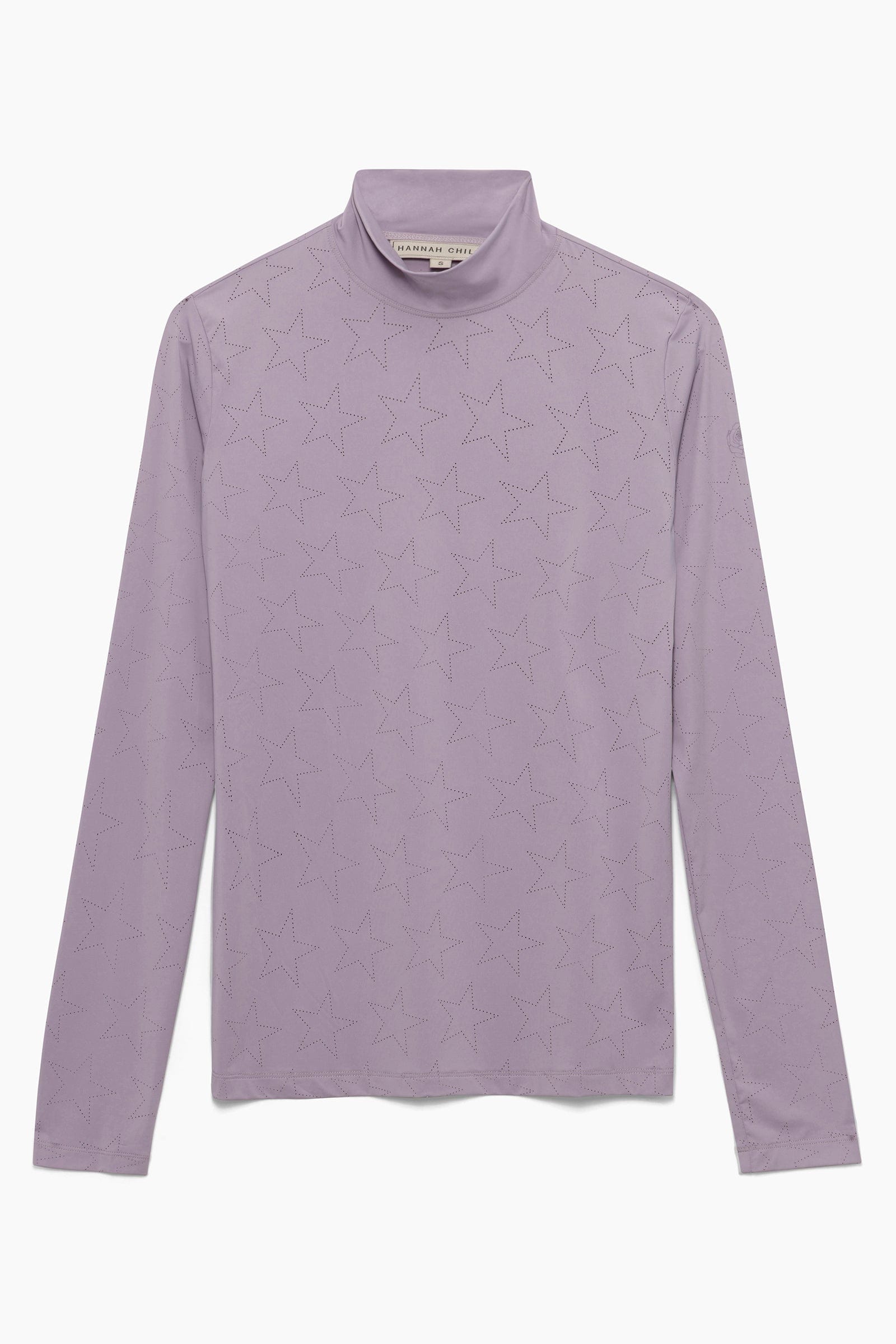 Hannah Childs top Thistle / XXS Hannah Childs- Farrah Star Turtleneck Training Top equestrian team apparel online tack store mobile tack store custom farm apparel custom show stable clothing equestrian lifestyle horse show clothing riding clothes Hannah Childs- Farrah Star Turtleneck Training Top horses equestrian tack store