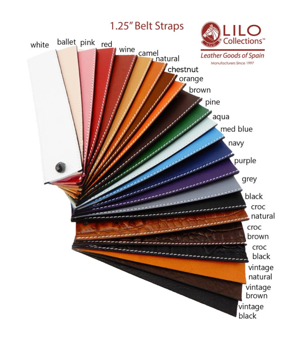 Lilo Belts Belt Aqua Lilo- Custom Belts 1.50