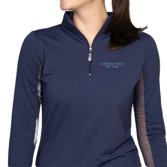 Equestrian Team Apparel Custom Team Shirts Garrison Forest IEA - Sun Shirt (Ladies) equestrian team apparel online tack store mobile tack store custom farm apparel custom show stable clothing equestrian lifestyle horse show clothing riding clothes Garrison Forest IEA - Sun Shirt (Ladies) horses equestrian tack store