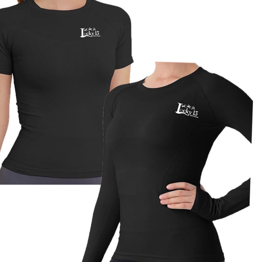 Equestrian Team Apparel Lucky 13 Sport Horses - Tech Shirt equestrian team apparel online tack store mobile tack store custom farm apparel custom show stable clothing equestrian lifestyle horse show clothing riding clothes Lucky 13 Sport Horses - Tech Shirt horses equestrian tack store