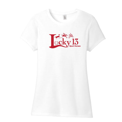 Equestrian Team Apparel Lucky 13 Sport Horses - Tee Shirt equestrian team apparel online tack store mobile tack store custom farm apparel custom show stable clothing equestrian lifestyle horse show clothing riding clothes Lucky 13 Sport Horses - Tee Shirt horses equestrian tack store