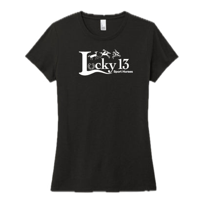 Equestrian Team Apparel Black / 6M Lucky 13 Sport Horses - Tee Shirt (Infant) equestrian team apparel online tack store mobile tack store custom farm apparel custom show stable clothing equestrian lifestyle horse show clothing riding clothes Lucky 13 Sport Horses - Tee Shirt (Infant) horses equestrian tack store