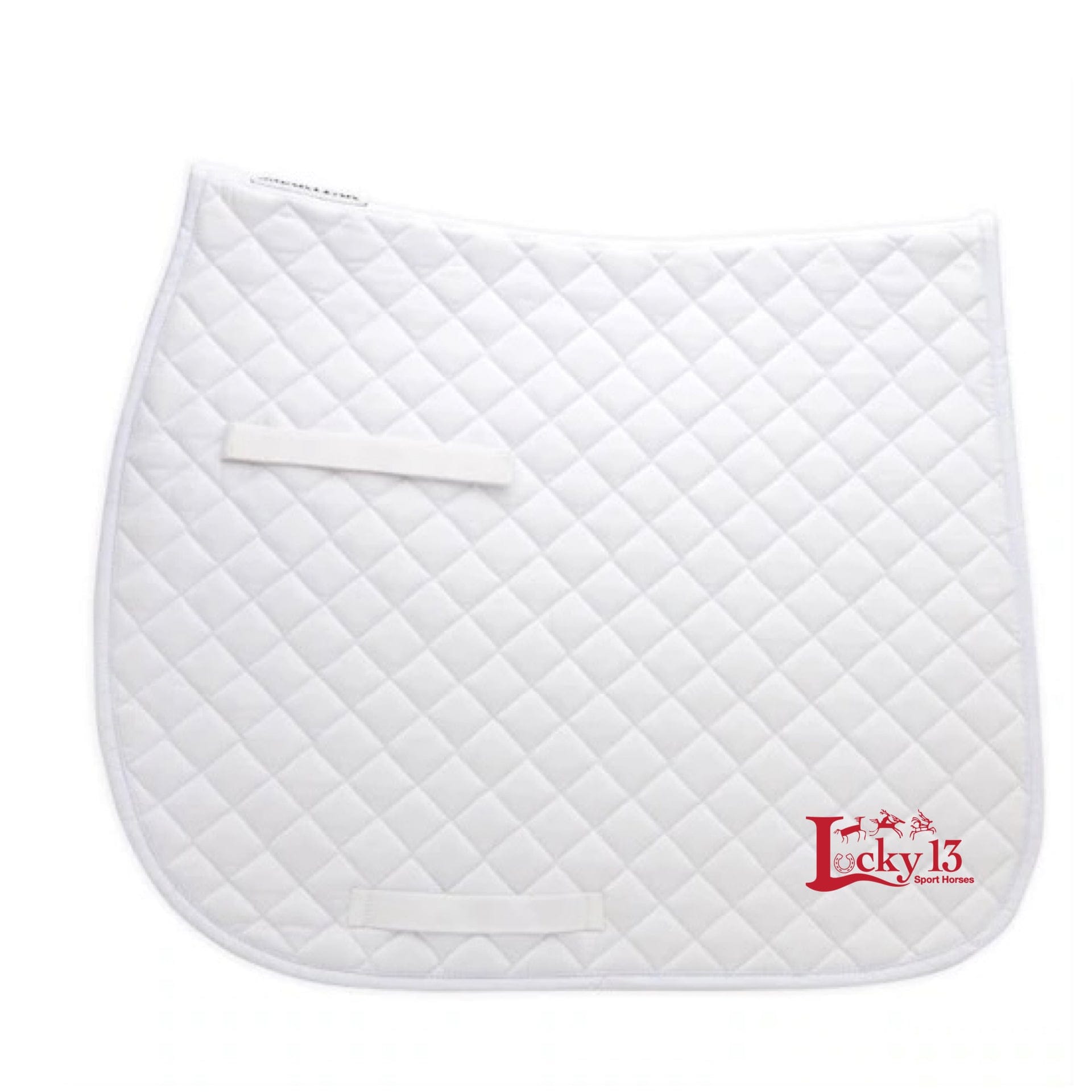 Equestrian Team Apparel Lucky 13 Sport Horses - Dressage Saddle Pad equestrian team apparel online tack store mobile tack store custom farm apparel custom show stable clothing equestrian lifestyle horse show clothing riding clothes Lucky 13 Sport Horses - Dressage Saddle Pad horses equestrian tack store