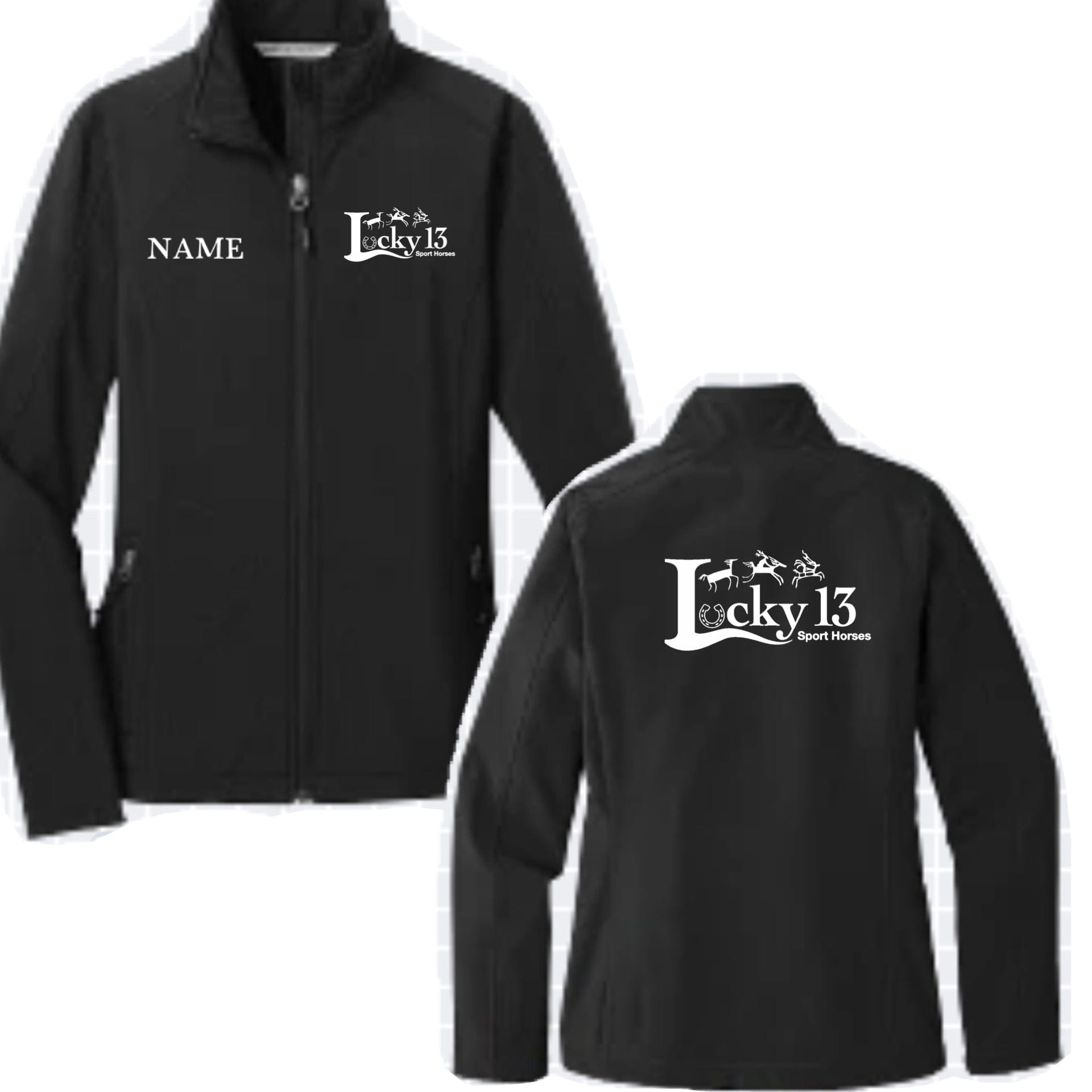 Equestrian Team Apparel Lucky 13 Sport Horses - Shell Jacket equestrian team apparel online tack store mobile tack store custom farm apparel custom show stable clothing equestrian lifestyle horse show clothing riding clothes Lucky 13 Sport Horses - Shell Jacket horses equestrian tack store