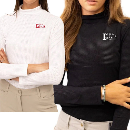 Equestrian Team Apparel Lucky 13 Sport Horses - Alesia Perforated Shirt equestrian team apparel online tack store mobile tack store custom farm apparel custom show stable clothing equestrian lifestyle horse show clothing riding clothes Lucky 13 Sport Horses - Alesia Perforated Shirt horses equestrian tack store