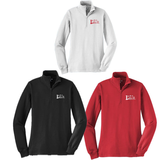 Equestrian Team Apparel Lucky 13 Sport Horses - 1/4 Zip Pullover equestrian team apparel online tack store mobile tack store custom farm apparel custom show stable clothing equestrian lifestyle horse show clothing riding clothes Lucky 13 Sport Horses - 1/4 Zip Pullover horses equestrian tack store