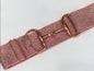 Bucking Belts Belts Pink with Rose Gold Buckle Bucking Equestrian-Bit Buckle Belt (Solid Sparkle) equestrian team apparel online tack store mobile tack store custom farm apparel custom show stable clothing equestrian lifestyle horse show clothing riding clothes horses equestrian tack store