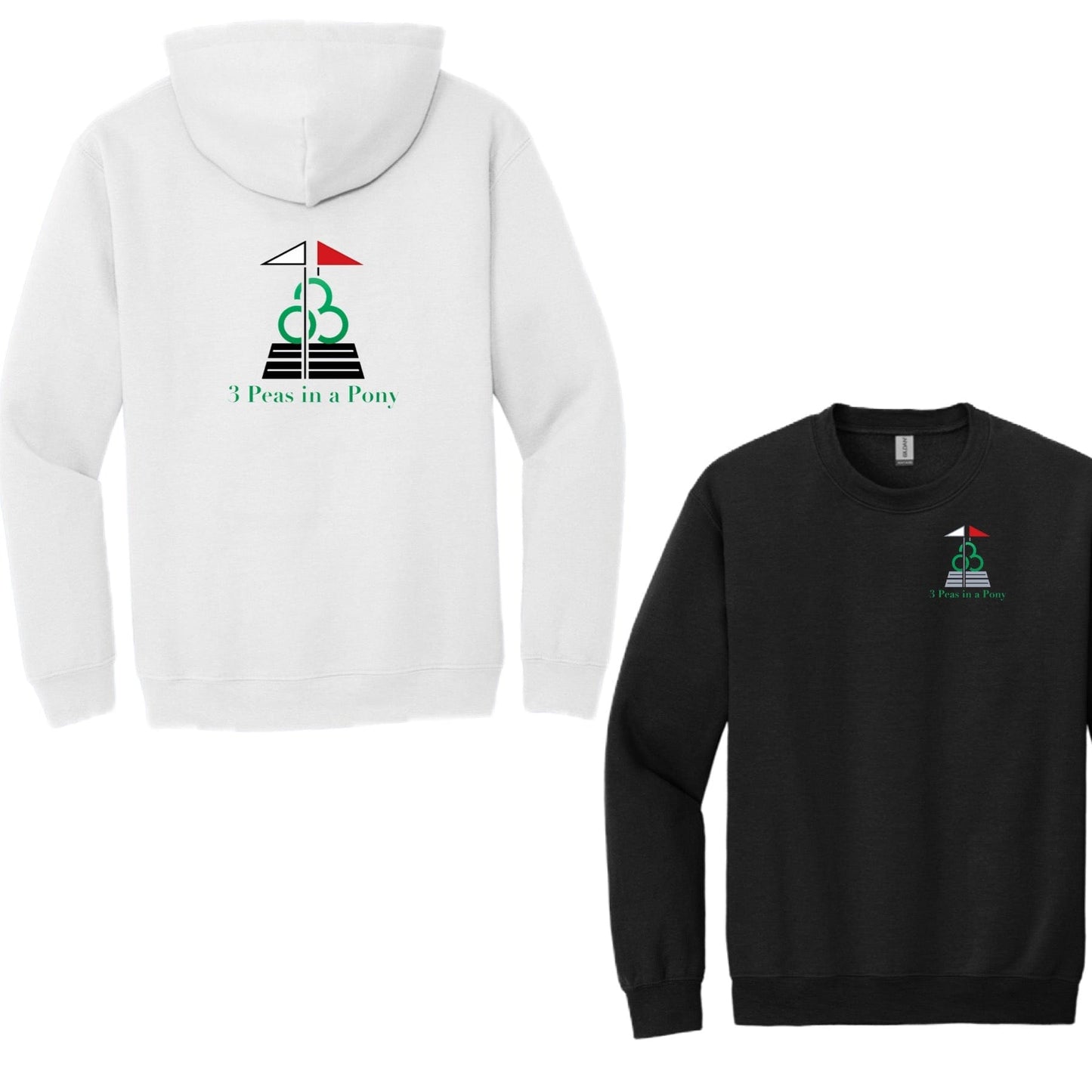 Equestrian Team Apparel 3 Peas in a Pony- Sweatshirt equestrian team apparel online tack store mobile tack store custom farm apparel custom show stable clothing equestrian lifestyle horse show clothing riding clothes horses equestrian tack store