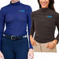 Equestrian Team Apparel Custom Team Shirts XXS / Graphite Grey LAEM- Ladies perforated High Collar equestrian team apparel online tack store mobile tack store custom farm apparel custom show stable clothing equestrian lifestyle horse show clothing riding clothes LAEM- Ladies perforated High Collar horses equestrian tack store