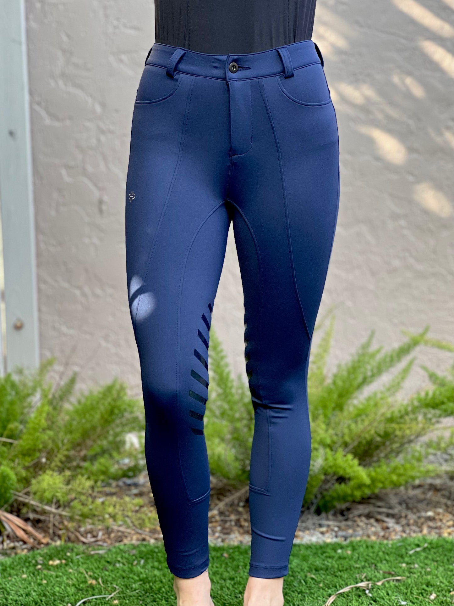 the bit equestrian brand ladies breeches XXS / Navy The Bit Equestrian Brand- Breeches KneePatch (Ladies) equestrian team apparel online tack store mobile tack store custom farm apparel custom show stable clothing equestrian lifestyle horse show clothing riding clothes The Bit Equestrian Brand- Breeches KneePatch (Ladies) horses equestrian tack store