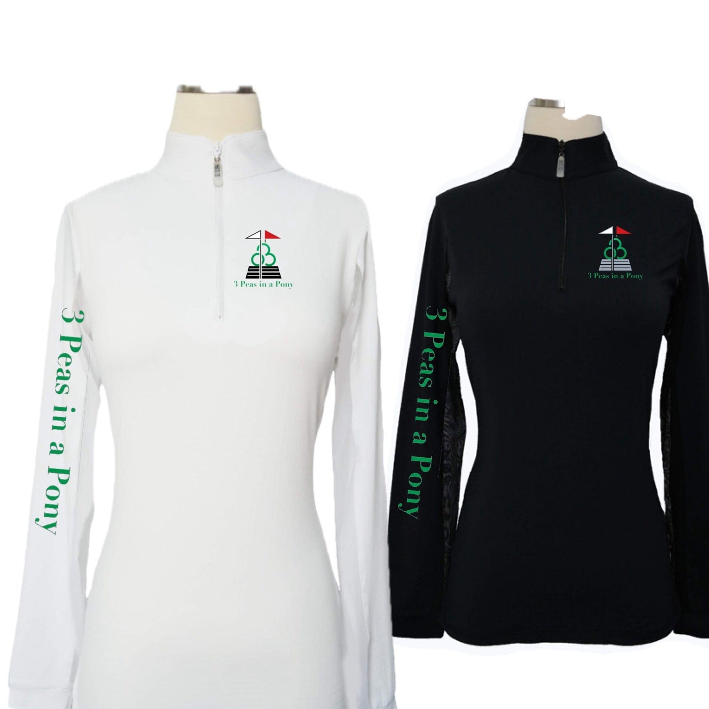 Equestrian Team Apparel 3 Peas in a Pony- Ladies & Youth Sun Shirt equestrian team apparel online tack store mobile tack store custom farm apparel custom show stable clothing equestrian lifestyle horse show clothing riding clothes horses equestrian tack store