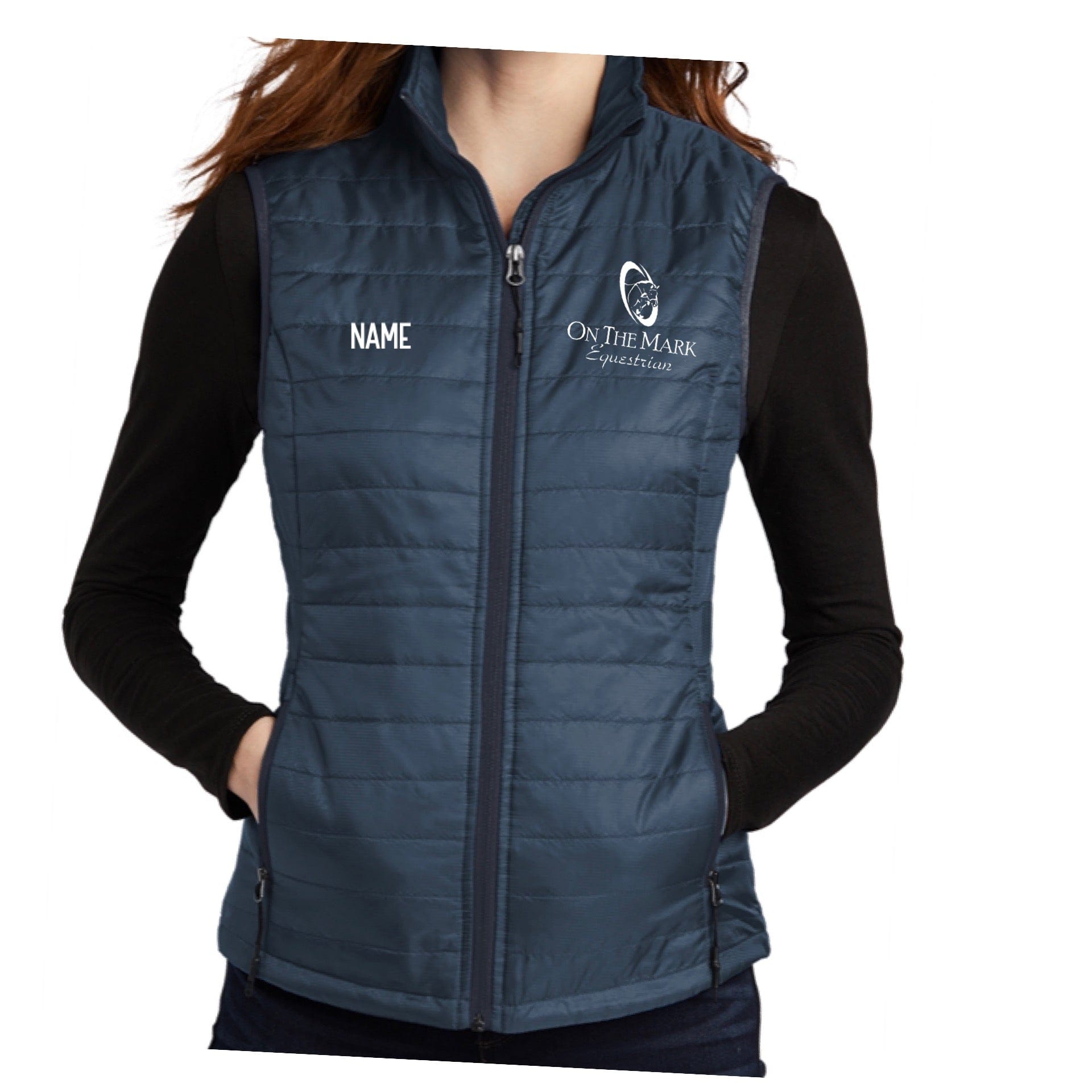 Equestrian Team Apparel On The Mark Equestrian Puffy Vest equestrian team apparel online tack store mobile tack store custom farm apparel custom show stable clothing equestrian lifestyle horse show clothing riding clothes horses equestrian tack store