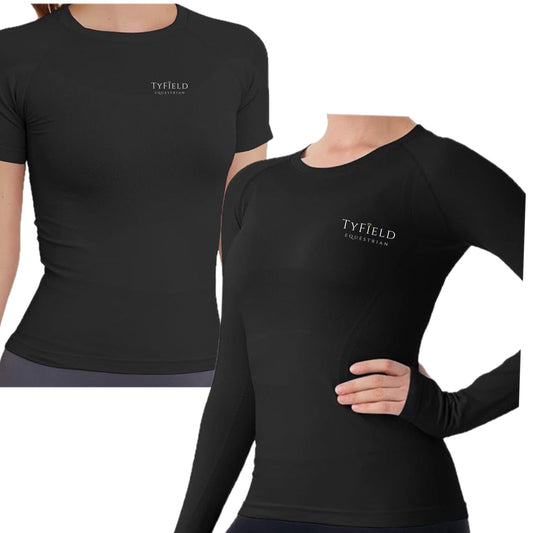 Equestrian Team Apparel Custom Team Shirts XS / Black / Long Sleeve TyField Equestrian - Tech Top equestrian team apparel online tack store mobile tack store custom farm apparel custom show stable clothing equestrian lifestyle horse show clothing riding clothes TyField Equestrian - Tech Top horses equestrian tack store