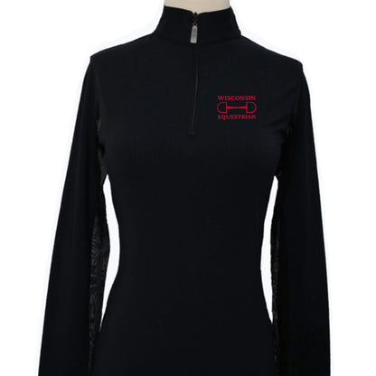 Equestrian Team Apparel Wisconsin Equestrian Ladies Sun Shirt equestrian team apparel online tack store mobile tack store custom farm apparel custom show stable clothing equestrian lifestyle horse show clothing riding clothes Wisconsin Equestrian Ladies Sun Shirt horses equestrian tack store