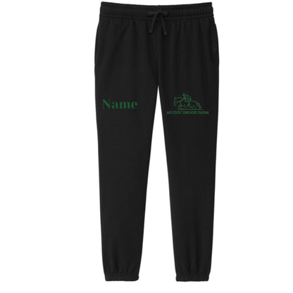 Equestrian Team Apparel Muddy Brook Farm- Jogger Pant equestrian team apparel online tack store mobile tack store custom farm apparel custom show stable clothing equestrian lifestyle horse show clothing riding clothes horses equestrian tack store