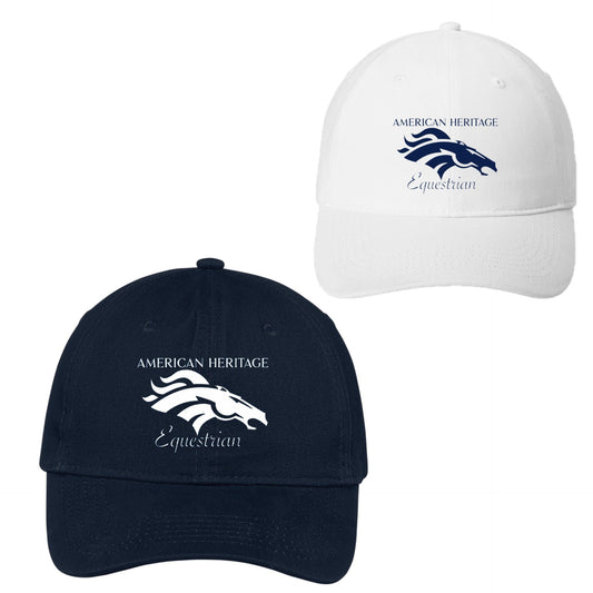 Equestrian Team Apparel Custom Team Hats Navy American Heritage IEA- Baseball Cap equestrian team apparel online tack store mobile tack store custom farm apparel custom show stable clothing equestrian lifestyle horse show clothing riding clothes American Heritage IEA- Baseball Cap horses equestrian tack store