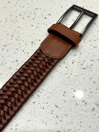 the bit equestrian brand Belt Saddle / Small The Bit Equestrian Brand- Leather Elastic Belts (Unisex) equestrian team apparel online tack store mobile tack store custom farm apparel custom show stable clothing equestrian lifestyle horse show clothing riding clothes The Bit Equestrian Brand- Leather Elastic Belts (Unisex) horses equestrian tack store