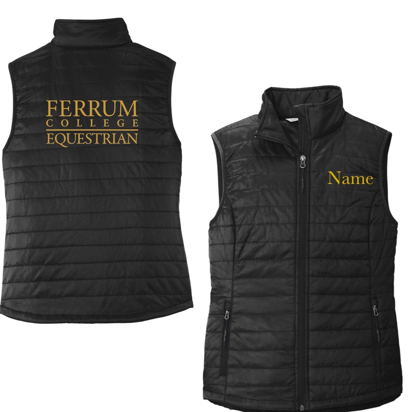 Equestrian Team Apparel Ferrum College Equestrian Puffy Vest equestrian team apparel online tack store mobile tack store custom farm apparel custom show stable clothing equestrian lifestyle horse show clothing riding clothes horses equestrian tack store