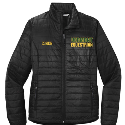 Equestrian Team Apparel Vermont Equestrian Puffy Jacket and Vest equestrian team apparel online tack store mobile tack store custom farm apparel custom show stable clothing equestrian lifestyle horse show clothing riding clothes horses equestrian tack store