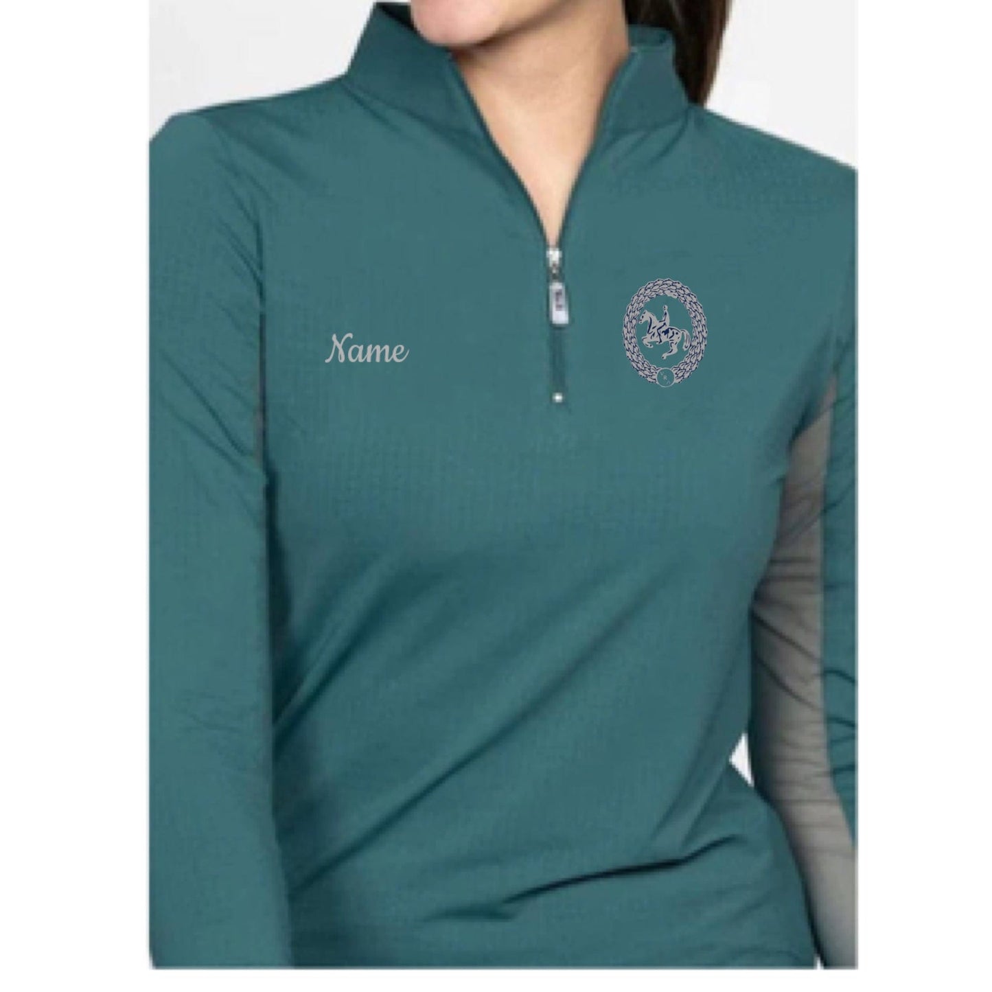 Equestrian Team Apparel Green / Youth Vogt Riding Academy- Sun Shirts equestrian team apparel online tack store mobile tack store custom farm apparel custom show stable clothing equestrian lifestyle horse show clothing riding clothes Vogt Riding Academy- Sun Shirts horses equestrian tack store