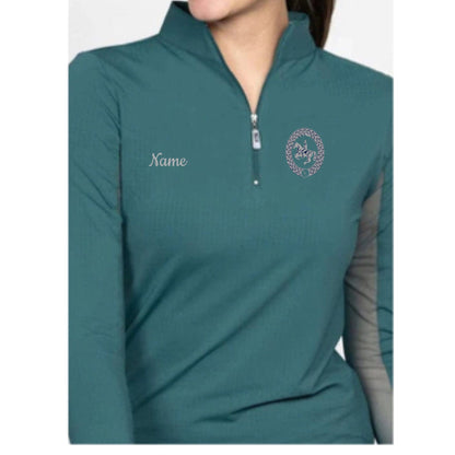 Equestrian Team Apparel Green / Youth Vogt Riding Academy- Sun Shirts equestrian team apparel online tack store mobile tack store custom farm apparel custom show stable clothing equestrian lifestyle horse show clothing riding clothes Vogt Riding Academy- Sun Shirts horses equestrian tack store