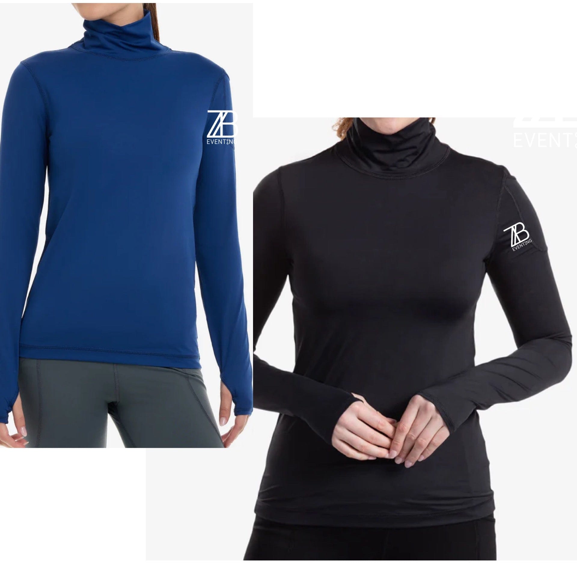 Equestrian Team Apparel Custom Team Shirts ZB Eventing- Turtleneck equestrian team apparel online tack store mobile tack store custom farm apparel custom show stable clothing equestrian lifestyle horse show clothing riding clothes ZB Eventing- Turtleneck horses equestrian tack store