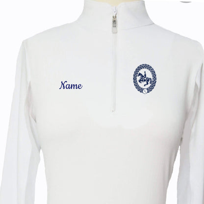 Equestrian Team Apparel White / Youth Vogt Riding Academy- Sun Shirts equestrian team apparel online tack store mobile tack store custom farm apparel custom show stable clothing equestrian lifestyle horse show clothing riding clothes Vogt Riding Academy- Sun Shirts horses equestrian tack store