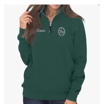 Equestrian Team Apparel Green / XS / Youth Vogt Riding Academy- 1/4 Zip Pullover equestrian team apparel online tack store mobile tack store custom farm apparel custom show stable clothing equestrian lifestyle horse show clothing riding clothes Vogt Riding Academy- 1/4 Zip Pullover horses equestrian tack store