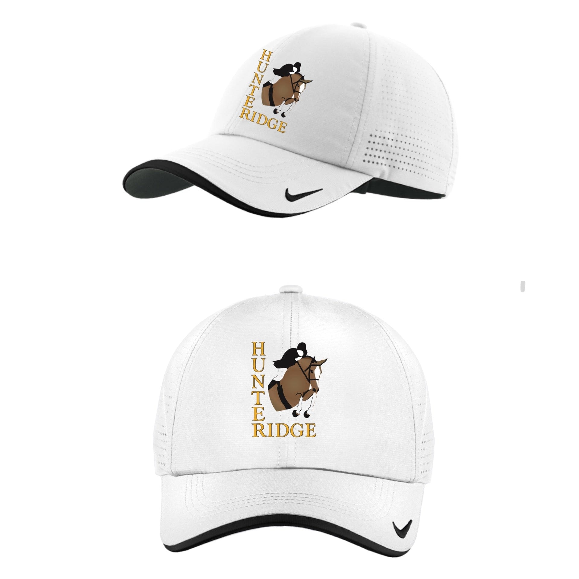 Equestrian Team Apparel White Hunter Ridge- Nike Baseball Cap equestrian team apparel online tack store mobile tack store custom farm apparel custom show stable clothing equestrian lifestyle horse show clothing riding clothes Hunter Ridge- Nike Baseball Cap horses equestrian tack store