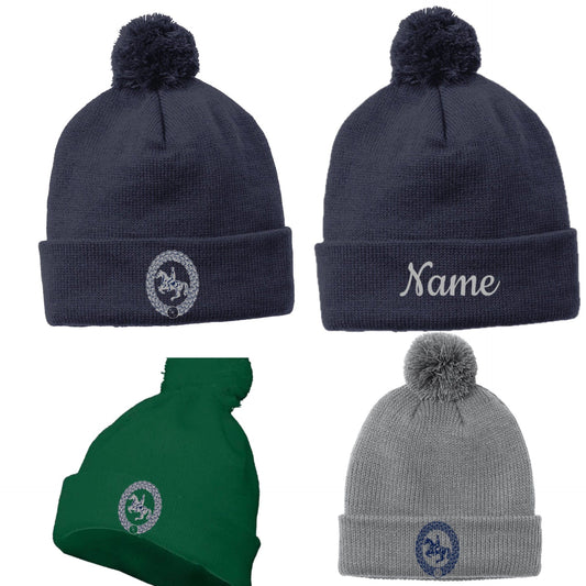 Equestrian Team Apparel Vogt Riding Academy- Pom Pom Beanies equestrian team apparel online tack store mobile tack store custom farm apparel custom show stable clothing equestrian lifestyle horse show clothing riding clothes Vogt Riding Academy- Pom Pom Beanies horses equestrian tack store