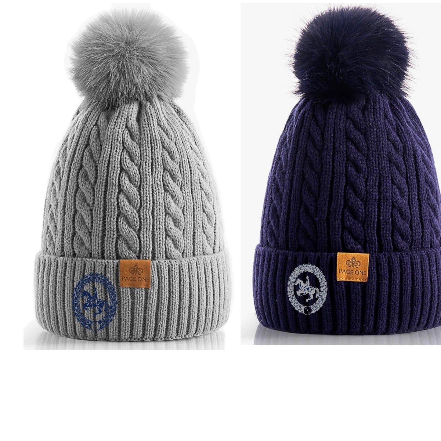 Equestrian Team Apparel Vogt Riding Academy- Pom Pom Beanies equestrian team apparel online tack store mobile tack store custom farm apparel custom show stable clothing equestrian lifestyle horse show clothing riding clothes Vogt Riding Academy- Pom Pom Beanies horses equestrian tack store