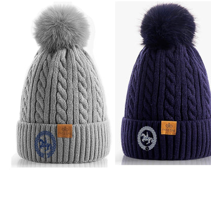 Equestrian Team Apparel Vogt Riding Academy- Pom Pom Beanies equestrian team apparel online tack store mobile tack store custom farm apparel custom show stable clothing equestrian lifestyle horse show clothing riding clothes Vogt Riding Academy- Pom Pom Beanies horses equestrian tack store