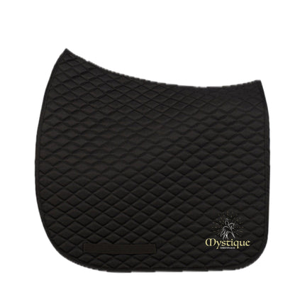 Equestrian Team Apparel Black Mystique Dressage- Saddle Pads equestrian team apparel online tack store mobile tack store custom farm apparel custom show stable clothing equestrian lifestyle horse show clothing riding clothes Mystique Dressage- Saddle Pads horses equestrian tack store