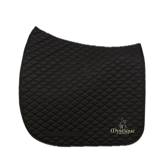 Equestrian Team Apparel Black Mystique Dressage- Saddle Pads equestrian team apparel online tack store mobile tack store custom farm apparel custom show stable clothing equestrian lifestyle horse show clothing riding clothes Mystique Dressage- Saddle Pads horses equestrian tack store