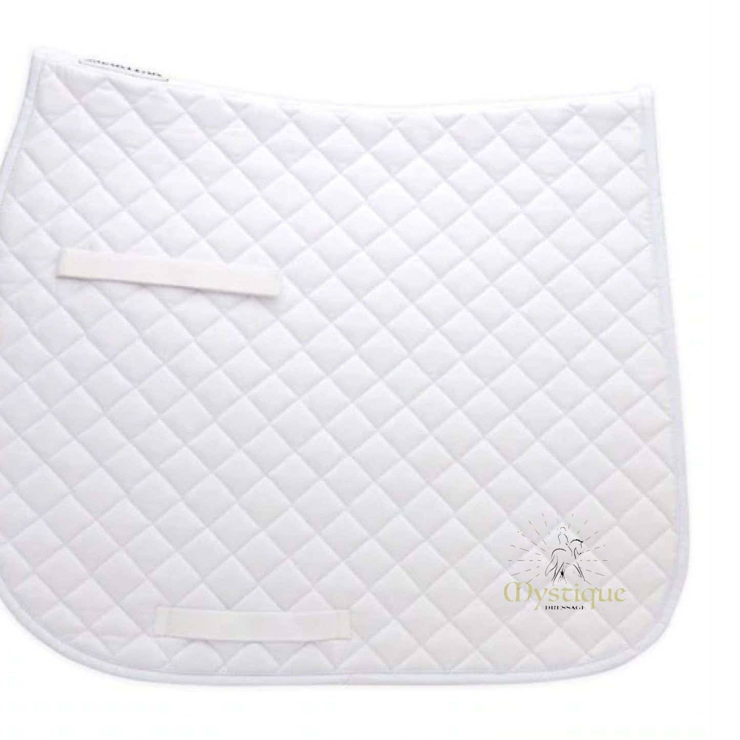Equestrian Team Apparel White Mystique Dressage- Saddle Pads equestrian team apparel online tack store mobile tack store custom farm apparel custom show stable clothing equestrian lifestyle horse show clothing riding clothes Mystique Dressage- Saddle Pads horses equestrian tack store