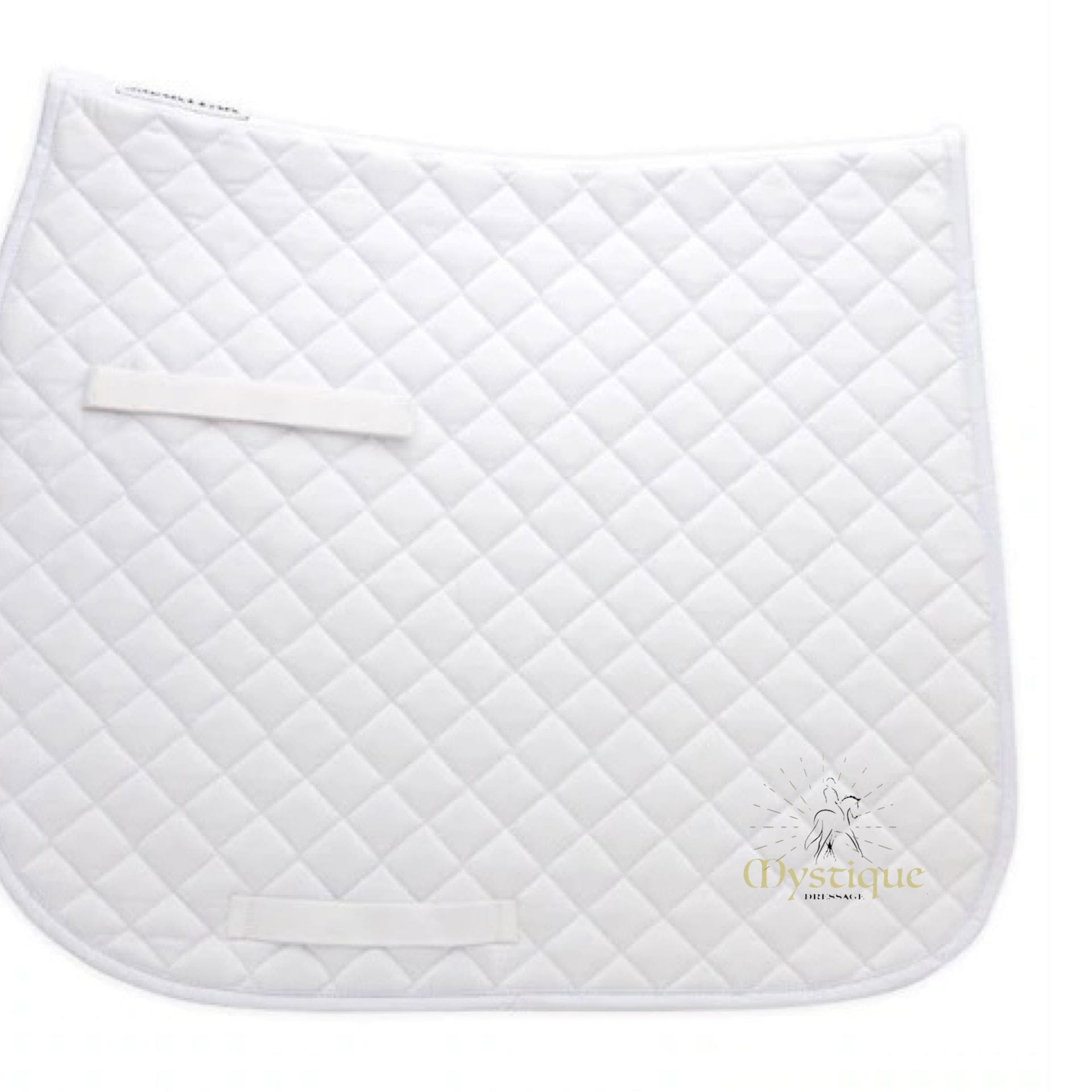 Equestrian Team Apparel White Mystique Dressage- Saddle Pads equestrian team apparel online tack store mobile tack store custom farm apparel custom show stable clothing equestrian lifestyle horse show clothing riding clothes Mystique Dressage- Saddle Pads horses equestrian tack store