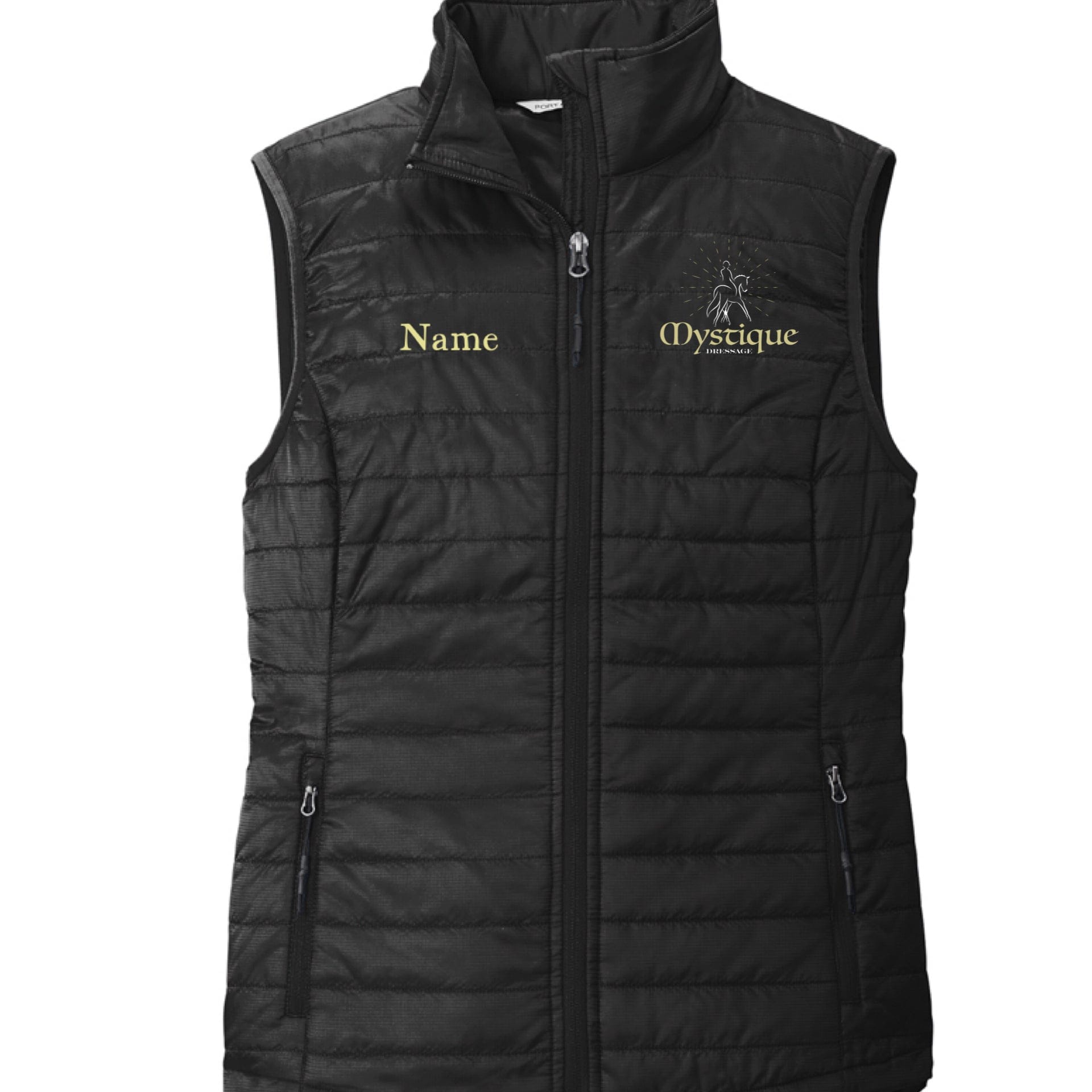 Equestrian Team Apparel Mystique Dressage- Puffy Vest equestrian team apparel online tack store mobile tack store custom farm apparel custom show stable clothing equestrian lifestyle horse show clothing riding clothes Mystique Dressage- Puffy Vest horses equestrian tack store