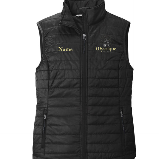 Equestrian Team Apparel Mystique Dressage- Puffy Vest equestrian team apparel online tack store mobile tack store custom farm apparel custom show stable clothing equestrian lifestyle horse show clothing riding clothes Mystique Dressage- Puffy Vest horses equestrian tack store