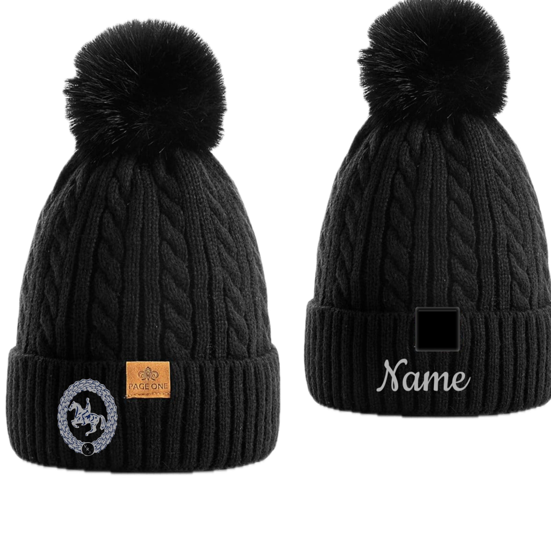 Equestrian Team Apparel Vogt Riding Academy- Pom Pom Beanies equestrian team apparel online tack store mobile tack store custom farm apparel custom show stable clothing equestrian lifestyle horse show clothing riding clothes Vogt Riding Academy- Pom Pom Beanies horses equestrian tack store