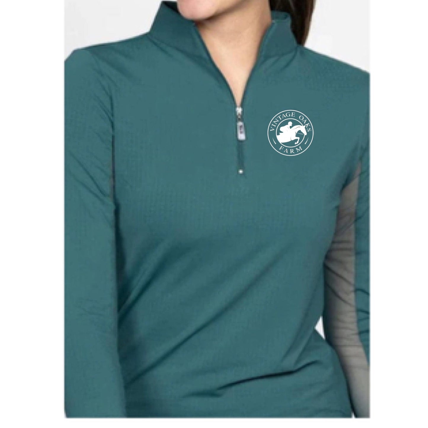 Equestrian Team Apparel Vintage Oaks Farm- Sun Shirts equestrian team apparel online tack store mobile tack store custom farm apparel custom show stable clothing equestrian lifestyle horse show clothing riding clothes Vintage Oaks Farm- Sun Shirts horses equestrian tack store